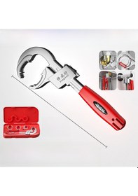 Resim Geeksen Banyo Ve Lavabo Monte Tamiri İçin Geniş Açılım, Kısa Kolu, Çok Fonksiyonlu Dayanıklı Su Borusu Anahtarı Plastik Kutu İle 