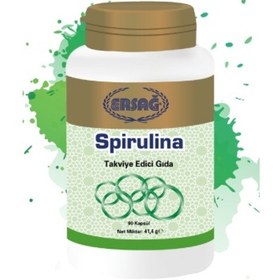 Resim Ersağ Spirulina Ekstraktı Gıda Takviyesi (90 Kapsül) 