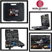 Resim WORLDFORCE TOOLS Worldforce 28 Parça Profesyonel Radyatör Su Kaçak Test Kiti 