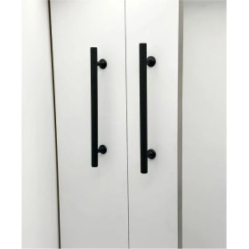 Resim Koldoor Mobilya Dolap Kulpu Mutfak Çekmece Kulpu Çizgili Dal Siyah 96 mm ( 9,6 cm ) 5 Adet 