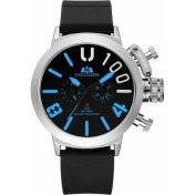 Resim Hanyang Gümüş Mavi Otomatik Kendinden Rüzgarlı Mekanik Kauçuk Kayış Siyah Gümüş Tekne Kılıfı Turuncu Mavi Sarı Gri Klasik U Erkek Izle (Yurt Dışından) 