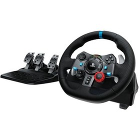 Resim logitech G G29 Ps5, Ps4 Ve Pc Ile Uyumlu Driving Force Siyah Yarış Direksiyonu - 941-000112 