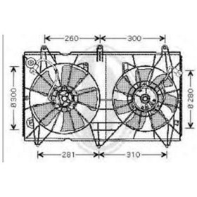 Resim Honda Accord- 03/08 Radyatör Fan Davlumbazı Ve Klima Fan Davlumbazı Sport Tipi Tw 19015-raa-a01 