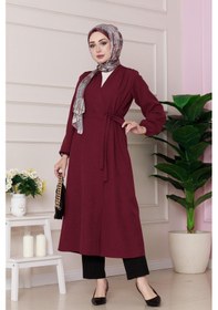 Resim Sevitli Yandan Bağlamalı Mevsimlik Kap-bordo-4825 Bordo 
