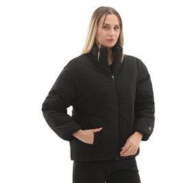 Resim Skechers W Crop Puffer Jacket Kadın Mont Siyah 