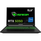 Resim MONSTER Abra A5 V22.1 Intel Core i7 13620H 16GB RAM 500GB SSD RTX 5050 Freedos 15,6" FHD 144 Hz 
