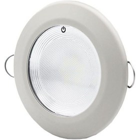 Resim Sanel Butonlu Spot 12V Renk Modlu Beyaz-Gece Mavisi SSPEB.12WB-CG 