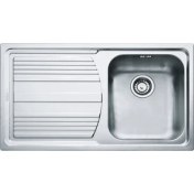 Resim Franke Llx 611 Sol Damlalıklı Logicaline Tezgah Üstü Inox Eviye 
