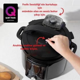 Resim Braventa Collection Instant Pot, Duo Whisperquiet/sessiz Çok Amaçlı Pişirici, Düdüklü Tencere, Sterilizatör, Yoğurt Hazı 