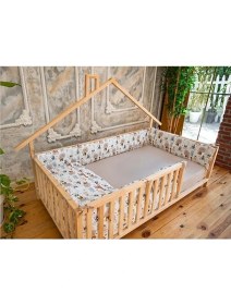 Resim Montessori Ahşap Karyola - Montessori Yatak - Montessori Karyola - Oppipo-19 90X190 cm 