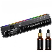 Resim qasul Çok Fonksiyonlu Akıllı Sprey Araba Koku Geçici Park Numaratör Araba Ortam Işığı İç Süsleme 