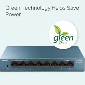 Resim TeknoKapsül Tp-Link Litewave 8 Port LS108G 10/100/1000 Gigabit Çelik Kasa Switch 