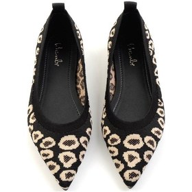 Resim Siyah Leopar Kadın Babet K01327018482 Siyah 