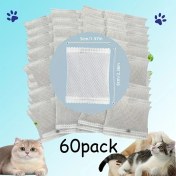 Resim Gateesat 60 Adet Doğal Aktif Karbon Kedi Kumu Koku Giderici Otoomatik Kutu Filtresi 