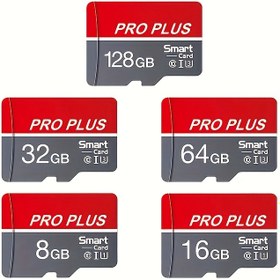 Resim Yüksek Hızlı Bellek Kartı/TF Kartları - Sınıf 10 U3, Kırmızı ve Gri, 8GB 16GB 32GB 64GB 128GB'de Mevcut - Akıllı Telefonlar, Tabletler ve Daha Fazlası İçin Güvenilir Performans 