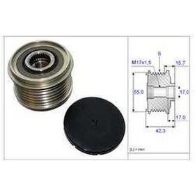 Resim Esse Oto - Talisman-duster-lodgy Alternatör Kasnağı Rulmanlı 07- Ina 535 0154 10 23151-3vd1b 