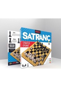 Resim Satranç Redka Ahşap Satranç Akıl Oyunları Lisanslı Ürün 