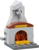 Resim Marvel Mikro Yapılar (Day 11) - Fireplace with Mjolnir Hammer Mini Model LEGO