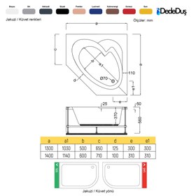 Resim Renkli Oturmalı Küvet | Jakuzi | Kanlıca | Sanacryl - 130x130 / Lacivert / 1 Kişilik 