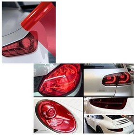 Resim Far Stop Filmi Far Folyosu Far Çizik Engelleyici Folyo 30 Cm X 10 Metre Kırmızı GLZ02330103 
