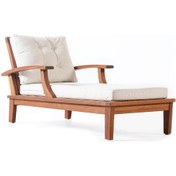 Resim Nuano Consept Calypso Şezlong - Minderli - Kahverengi 