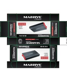 Resim 4 Kanallı Oto Amfi 120W Rms, 4 Ohm, Bas Kontrollü, Yüksek Performans 