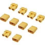 Resim Wozlo Xt30 Erkek Dişi Li-po Konnektör Seti 5 Çift - 10 Adet 