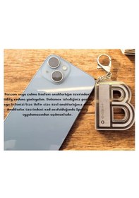 Resim Spotify Kodlu Şeffaf Harf C Anahtarlık Dekoratif Kişiye Özel 