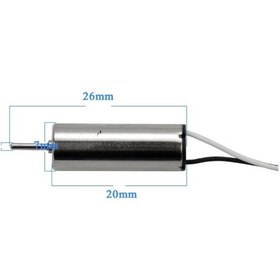 Resim 7X20 MM 3.7V Coreless Çekirdeksiz Yüksek Devir 46000 Rpm Motor 