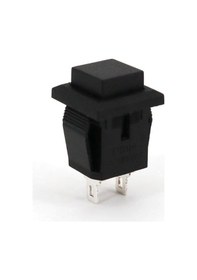 Resim Ic-180k Plastik Buton Yaylı 2p Pbs15b Siyah 
