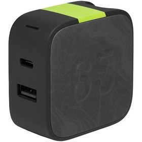Resim Infinity Lab Instant Charger IL.ILINC65WBLK 65 W 2 USB Şarj Cihazı Siyah 