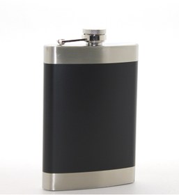 Resim RiverWorld River World Tekli Matara Paslanmaz Çelik 9 Oz Siyah Renkte 