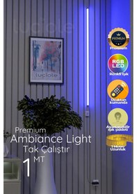 Resim Köşe Led Lambader Işık Uzaktan Kumandalı Renk Animasyon Yapışkanlı Newlightpe 