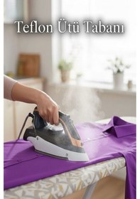 Resim Teflon Ütü Altlığı Yanmaz Yapışmaz Ütü Altlığı Ütü Tabanlığı Teflon Silikon Ütü Altlığı Beyaz 