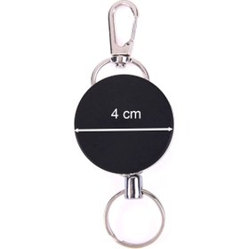 Resim hiçdurmaal Anahtar Kancalı Metal Ipli Yaka Kartı Için 4 Cm Yoyo Anahtarlık 1 Adet 