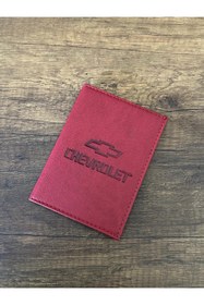 Resim EFE DERİ Efe Deri Chevrolet Dikişli Araç Ruhsat Kılıfı Kabı Oto Ruhsatlık Araba Ruhsat Koruyucu 