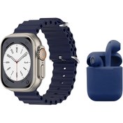 Resim BYRTECH Watch Ultra 2 T10 Ultra 2 Akıllı Saat + 2. Nesil Tws i12 Bluetooth Kulaklık İkili Paket 