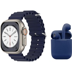 Resim BYRTECH Watch Ultra 2 T10 Ultra 2 Akıllı Saat + 2. Nesil Tws i12 Bluetooth Kulaklık İkili Paket 