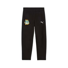 Resim Puma Moody Cat Sweatpants Unisex Çocuk Siyah Eşofman Altı 