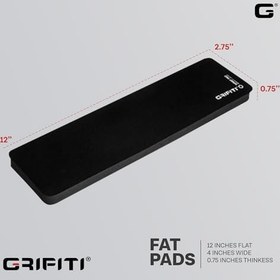 Resim Grifiti Yağ Bilek Pedi 12 inç Bilek Desteği 0,75 inç Kalınlığında Küçük Mekanik Klavye, MacBook, Dizüstü Bilgisayar ve Notebooklar için (İnce 30 x 6,75 x 0,75) 