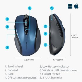 Resim Pro Fit® Orta Boy Kablosuz Mouse 