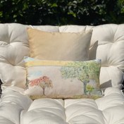 Resim Sertex Home Ağaç Desenli Renkli Dikdörtgen Kırlent - 50x30 cm 
