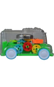 Resim Ctoys Işıklı Sesli Şeffaf Minibüs Yeşil 