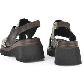 Resim Ziya, Kadın Hakiki Deri Topuklu Sandalet 151992z64001 Kahve 151992z64001 300 Kahve 