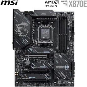 Resim MSI X870E GAMING PLUS WIFI AM5 DDR5 8200MHZ(OC) 3X M.2 USB 40GBPS HDMI DP 5G LAN WIFI 7 RGB ATX 