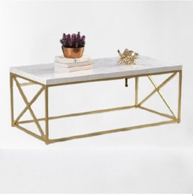 Resim Ogem 105 Orta Sehpa Seti Metal Gold Kaplama. Itinalı Paketleme. F 