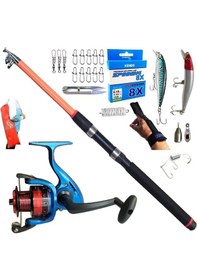 Resim Oslo 3000 210cm 50-150gr Piranha Dolphin Rapala Maket Balık Spin Olta Takımı Seti 