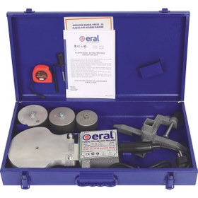 Resim Eral PPRC (PVC) Kaynak Seti – Büyük Çap Seri 50 – 63 – 75 mm paftalar dahil | 2000 Watt güç 