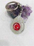 Resim OSMANLI Telkari Ayyıldızlı Anahtarlık 