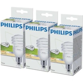Resim Philips 23W Ekonomik Ampul Günışığı (3 Adet) 